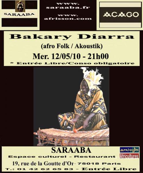 Concert Bakary Diarra (afro Folk / Akoustik)