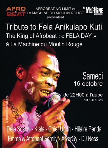Fela day - Tribute to Fela Anikulapo Kuti : The King of [...]