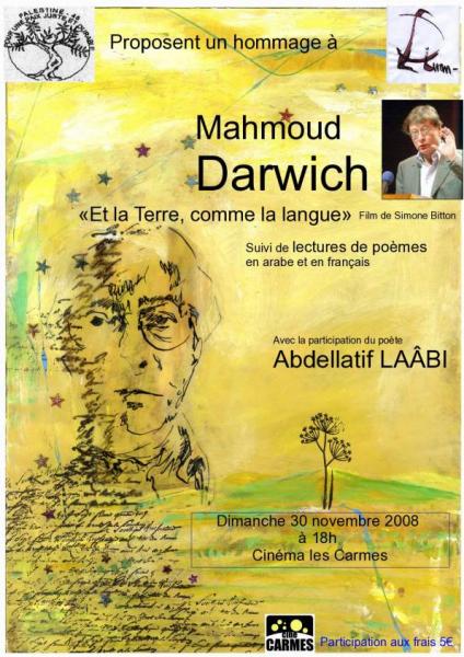 Hommage à Mahmoud Darwich