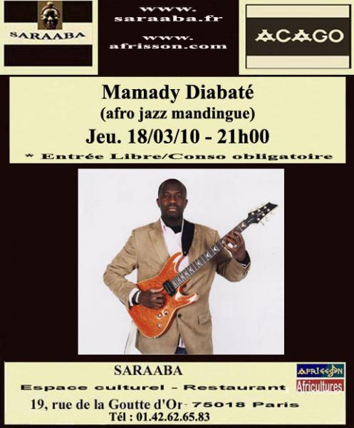 Mamady Diabaté & Vibrations Mandingues (afro jazz [...]