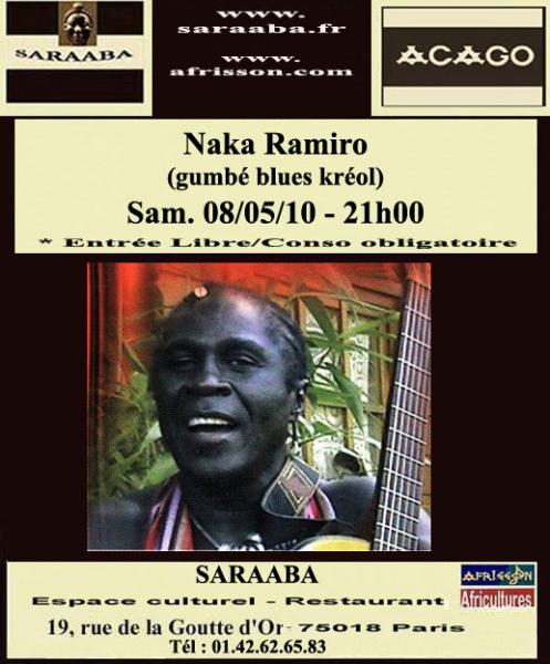 Concert Naka Ramiro (gumbé blues kréol)
