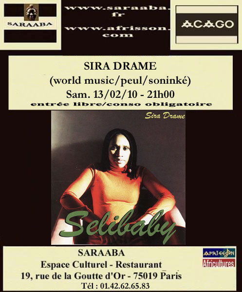 Sira Dramé (world music/soninké/peul)