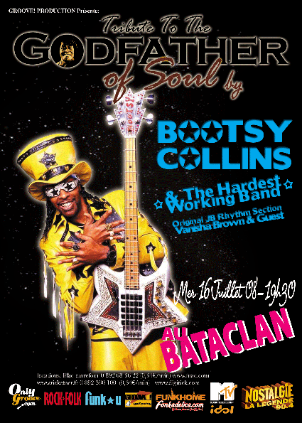 Bootsy Collins tribute to James Brown