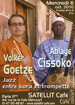 Jazz entre kora et trompette - Ablaye Cissoko et Volker [...]