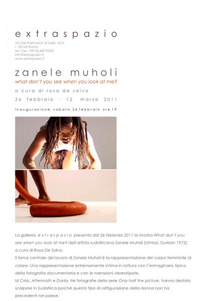Zanele Muholi - what don't you see when you look at me?
