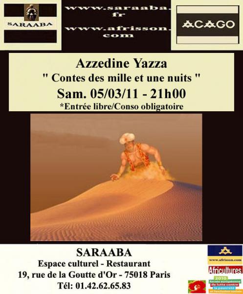 Azzedine Yazza :  Contes des mille et une nuits 