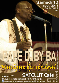PAPE DJBY BA en concert