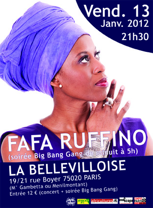 Fafa Ruffino en concert