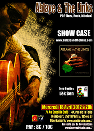 Show case sortie album : ABLAYE & THE LINKS •·