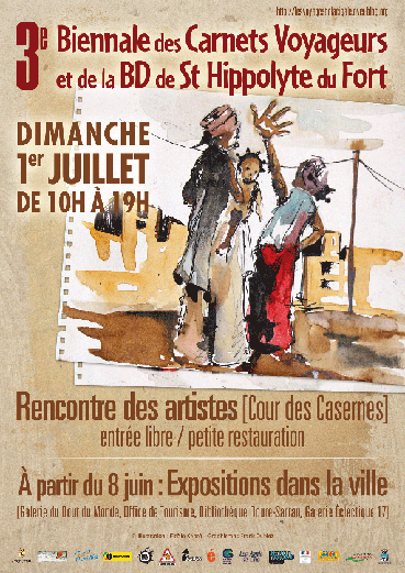 Biennale des Carnets Voyageurs et de la BD de St Hippolyte [...]