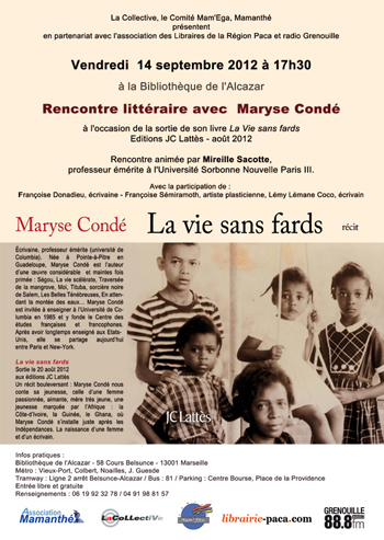 Rencontre littéraire avec Maryse Condé