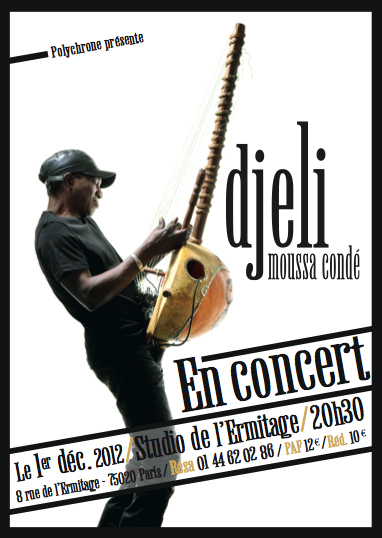 Djeli Moussa Condé en concert.