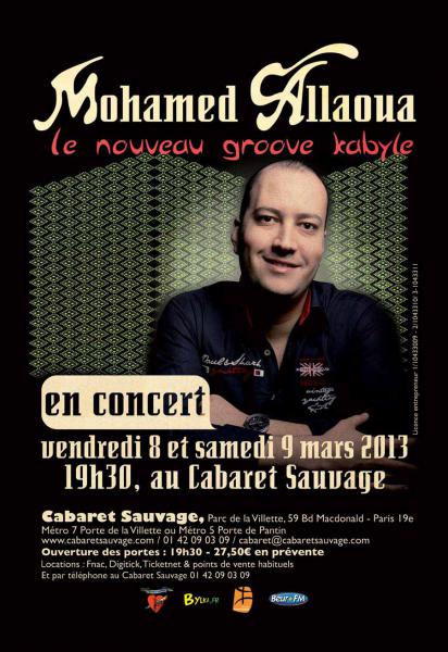 MOHAMED ALLAOUA en Concert au Cabaret Sauvage