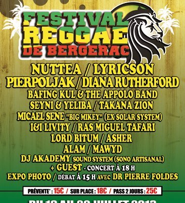 Festival Reggae de Bergerac 2013