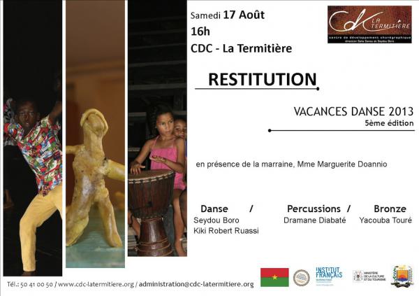 Restitution Vacances Danse 2013