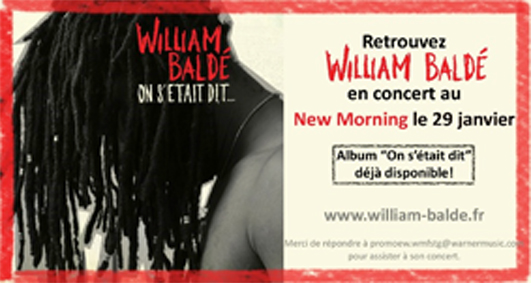 William Baldé en concert