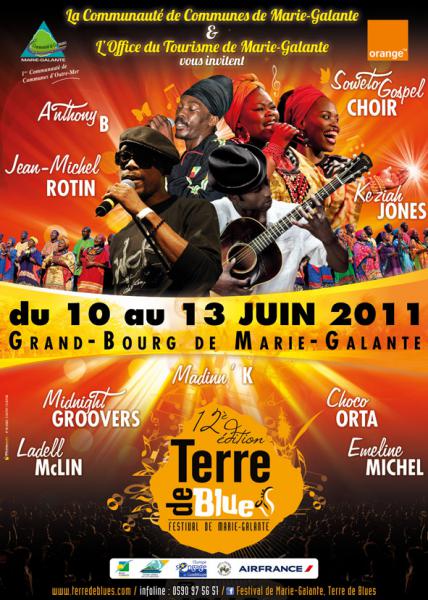 Festival de Marie-Galante, Terre de Blues 2011