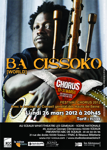 Ba Cissoko en concert au Sceaux what/Théâtre Les Gémeaux