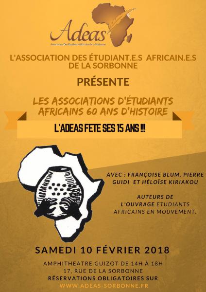 Les associations d'étudiants africains : 60 ans d'histoire
