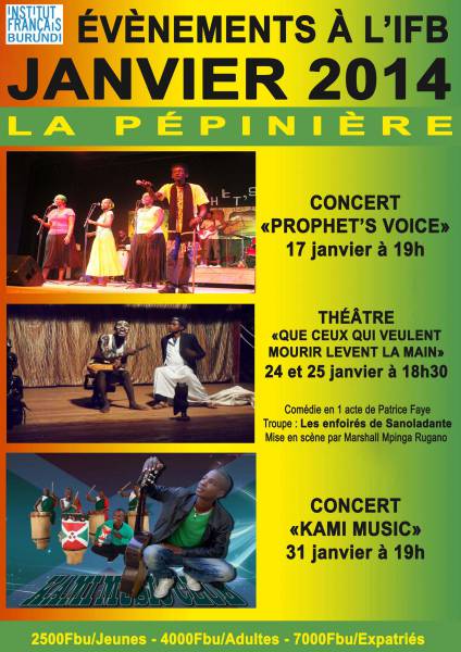Kami music à l'Institut français du Burundi