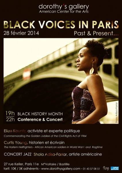 	 Concert & Conference : Black Voices in Paris: Past & [...]