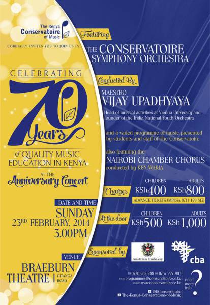  70 Yrs of Quality Music Education in Kenya