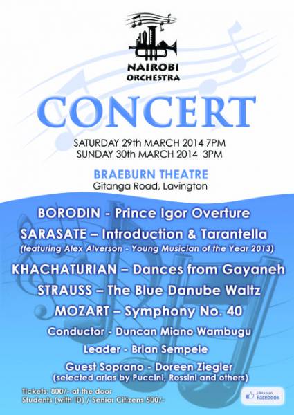 Nairobi Orchestra Concert