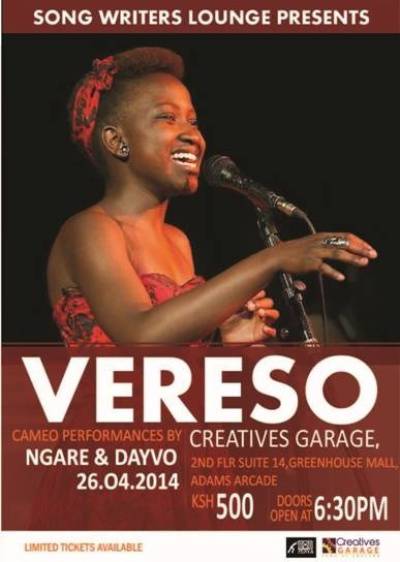 Song Writers Lounge Presents: Vereso