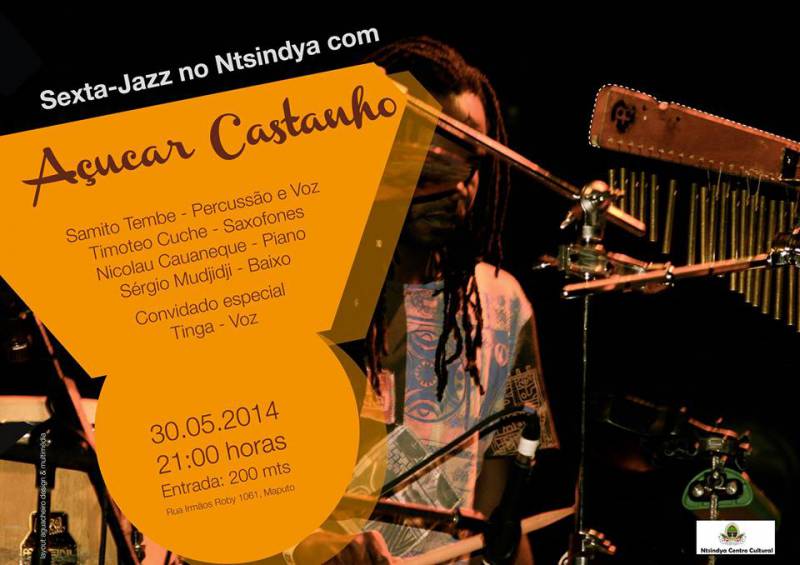 Sexta Jazz no Ntsindya com:Acucar Castanho