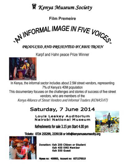 Film Premiere: An Informal Image in Five Voices