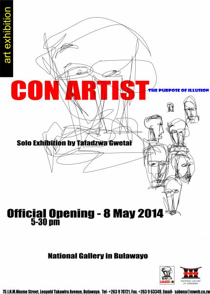 ConArtist exhibition by Tafadzwa Gwetai @ National Art [...]