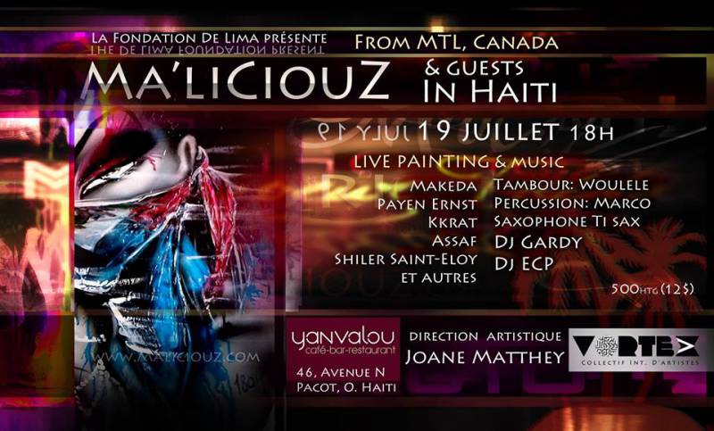 Ma'Liciouz & guests in Haiti