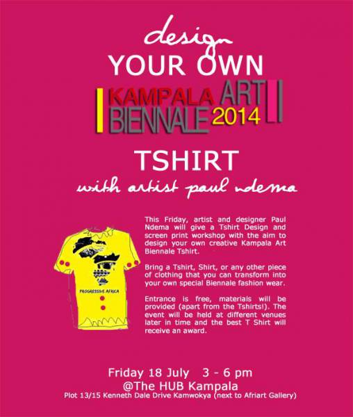 Design Your own Tshirt @The HUB Kampala