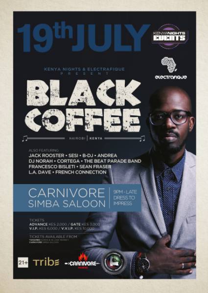 Kenya Nights & Electrafrique Present Black Coffee