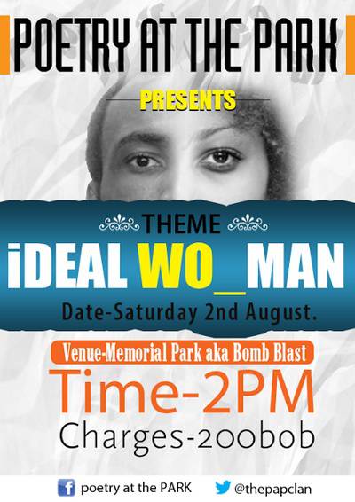 Poetry at the Park: Ideal Wo_Man