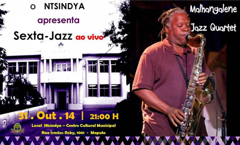 Sexta Jazz no Ntsindya com:Malhangalene's quartet