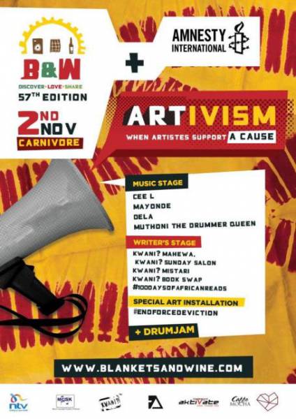  57th Edition of Blankets and wine + Amnesty International [...]