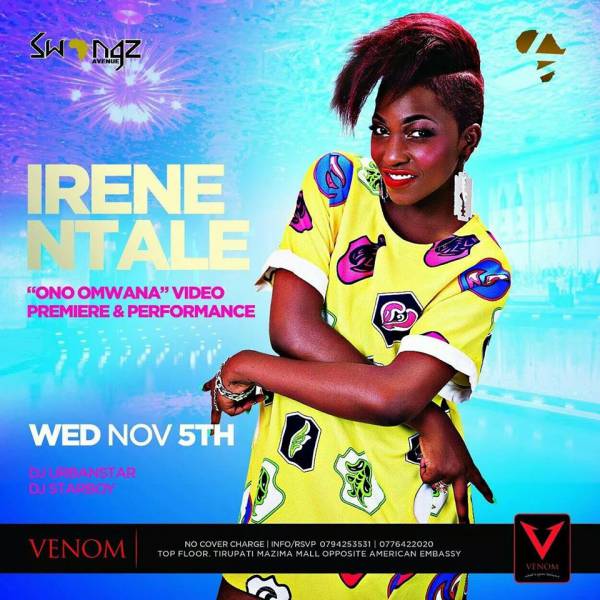 Irene Ntale live@Club Venom