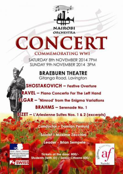 Concert: Commemorating WW I