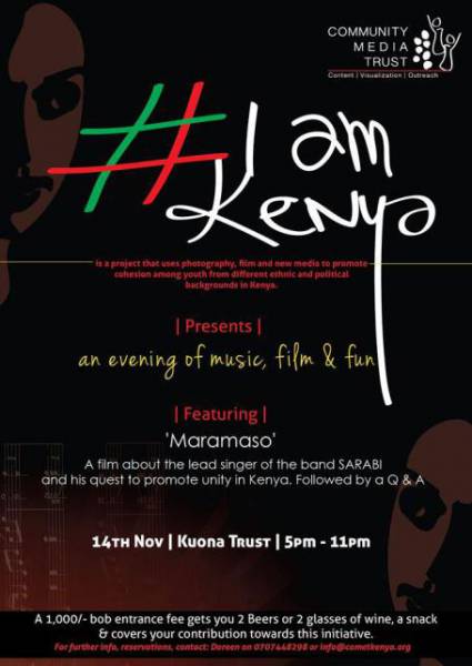 I am Kenya: An Evening of Music, Film & Fun – Maramaso