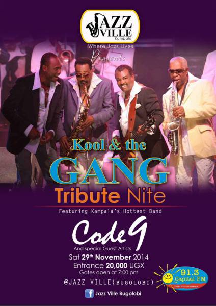 Kool and The Gang@ Jazz Ville Bugolobi