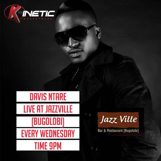 Davis Ntare live Every Wednesday@Jazz Ville Bugolobi