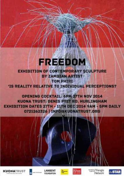 Freedom – A contemporary Sculptural Exhibition by Zambian [...]