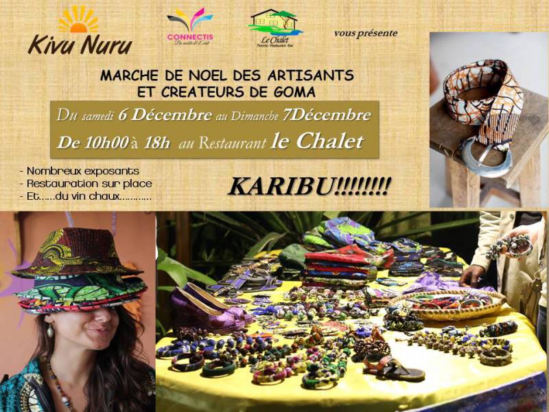 Marche de Noel des artisants et créateurs de Goma 
