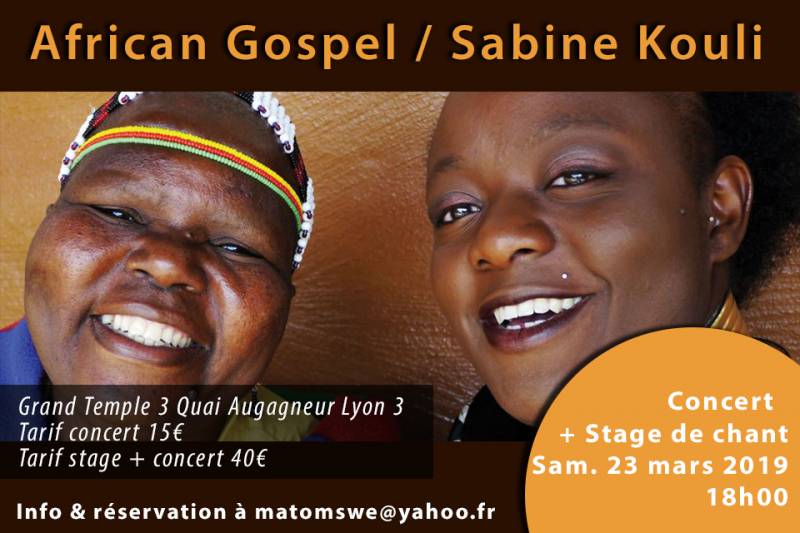 concert gospel africain