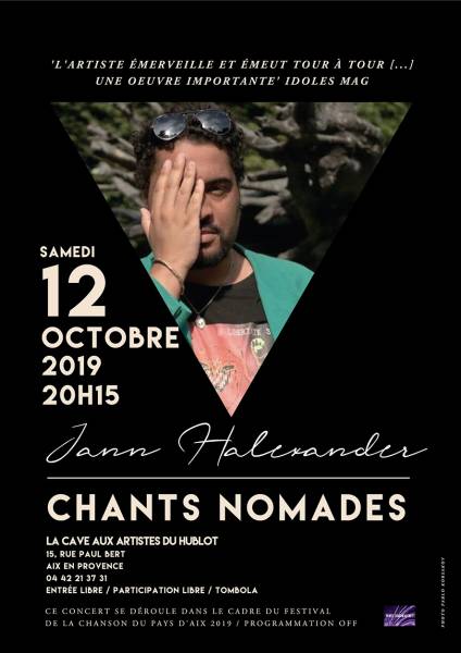 Jann Halexander  'Chants Nomades' à la Cave Aux Artistes, [...]