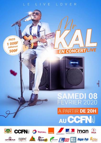 Kal en concert au CCFN de Niamey