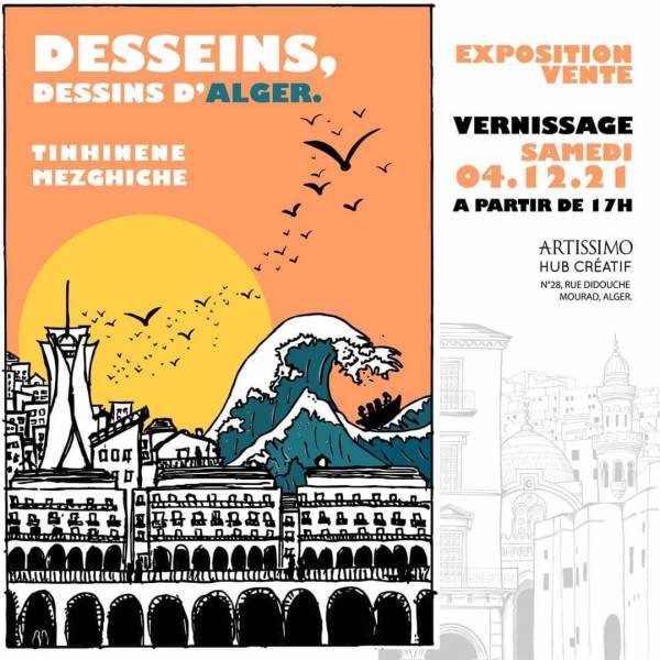 Desseins, dessins d’Alger Exposition de Tinhinène [...]