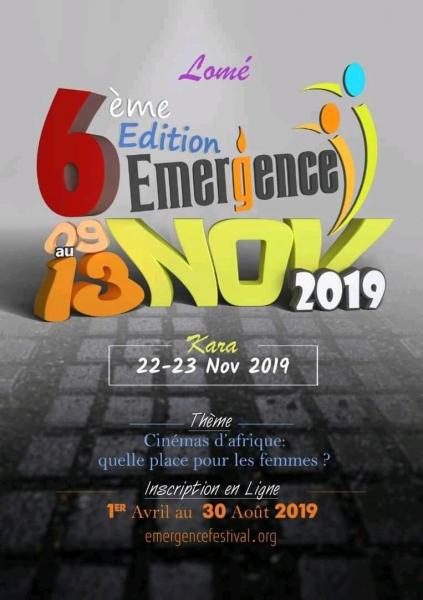 Émergence 2019, Festival de Films Africains Emergents
