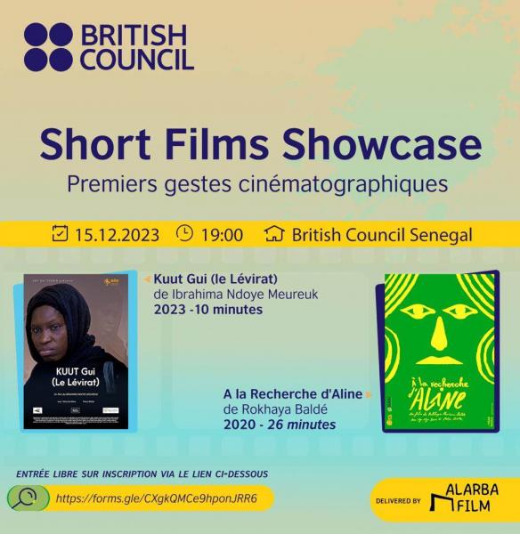 Short Films Showcase - Premiers Gestes, British Council Dakar - 12/2023